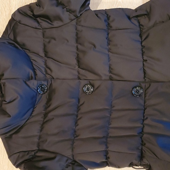 kate spade Cyndy Logo Button Flared Down Puffer Coat - Picture 4 of 14